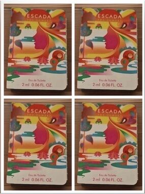 VERY RARE Escada Taj Sunset Sample (4 Sample Vials Total)